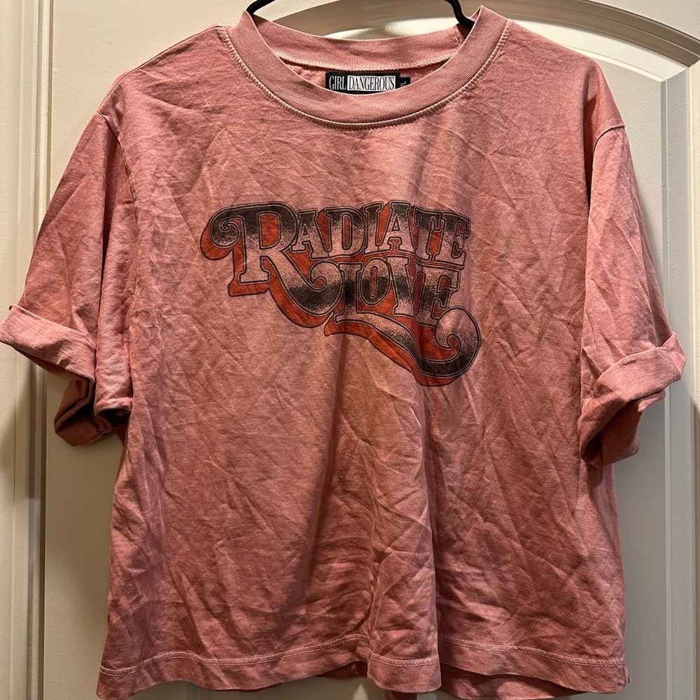 Girl Dangerous Pink Graphic Tee